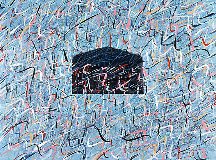 Artwork entitled Envelope Series, No. 46, Dark Cord