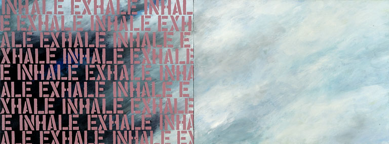Artwork entitled Inhale Exhale Clouds I
