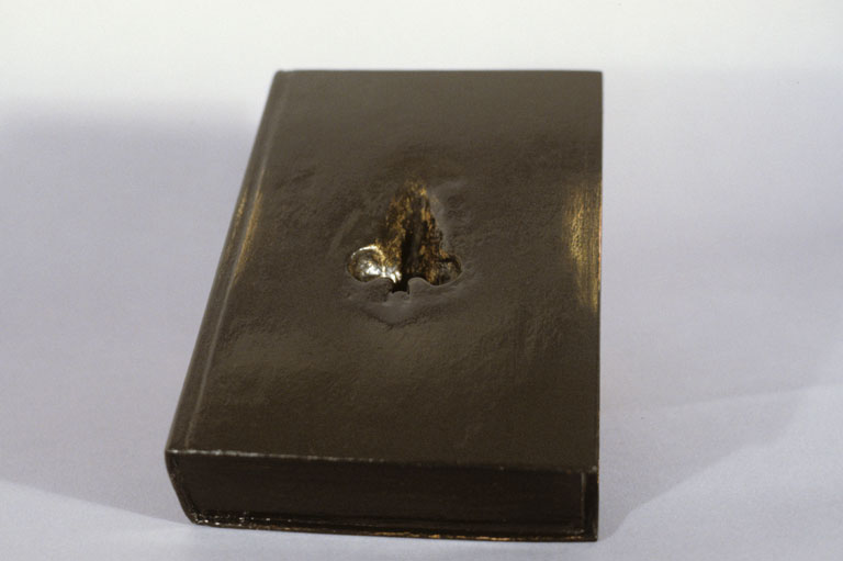 artwork entitled Nose in a Book