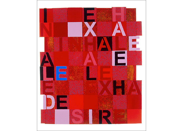 Artwork entitled Variations in Red